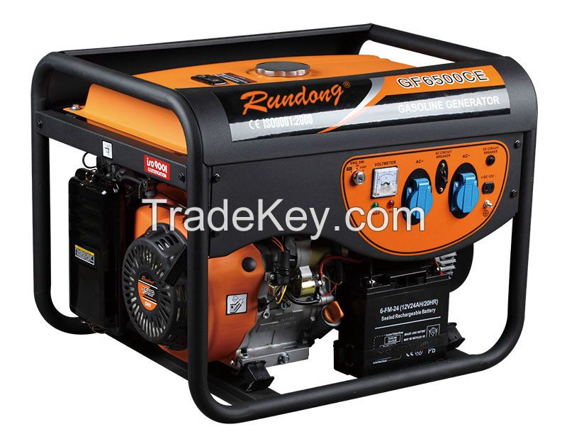 6500 watt air cooled protable gasoline generator