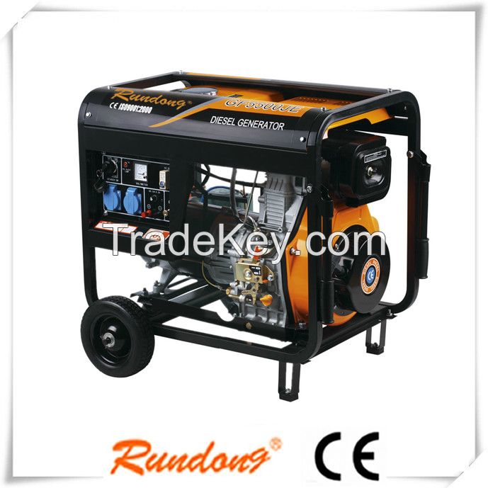 CE Approved Single Cylinder 5500 Watt Portable Gasoline Generator