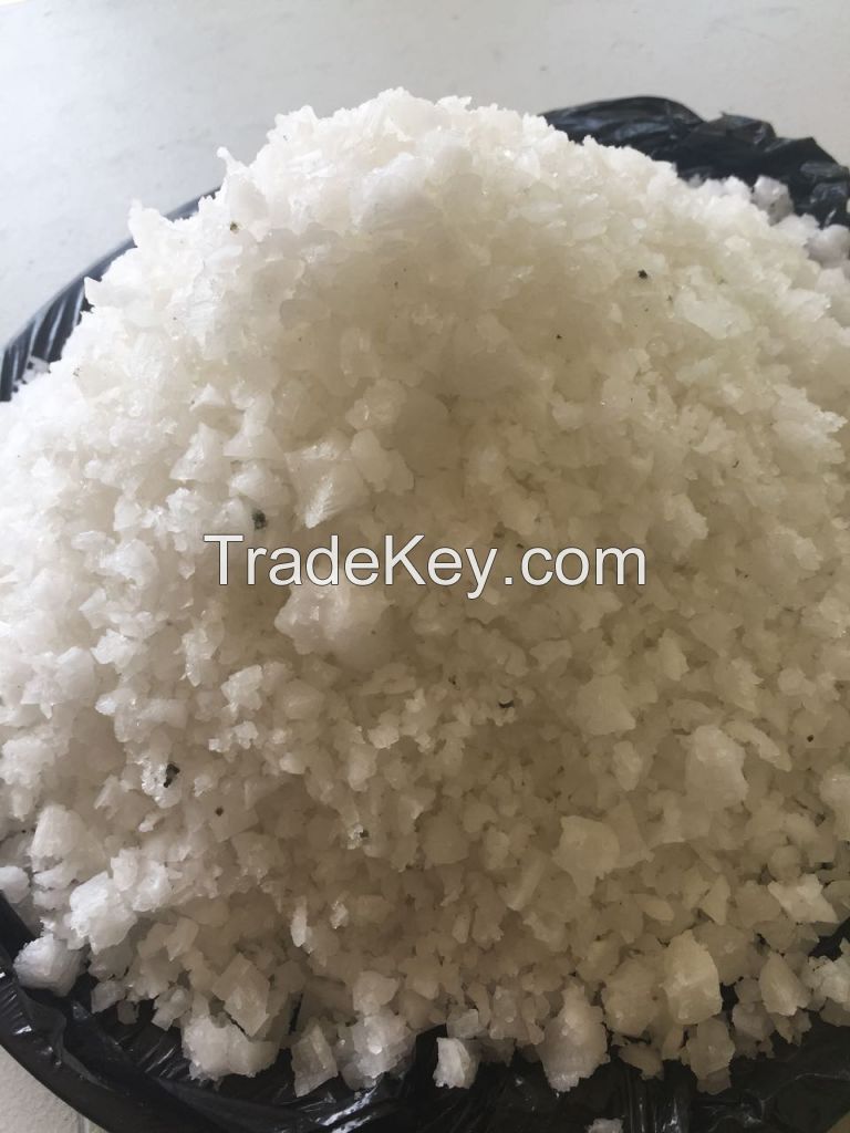 Unprocessed raw sea salt