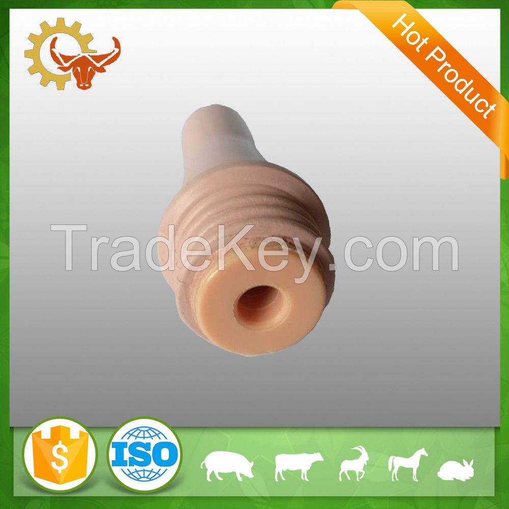 2016 hot product Natural silicone peach feeder teat , Calf Pacifier For