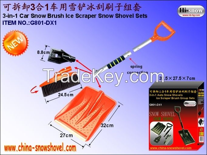 Multifunction Plastic Auto Snow Shovel(g801-dx1)