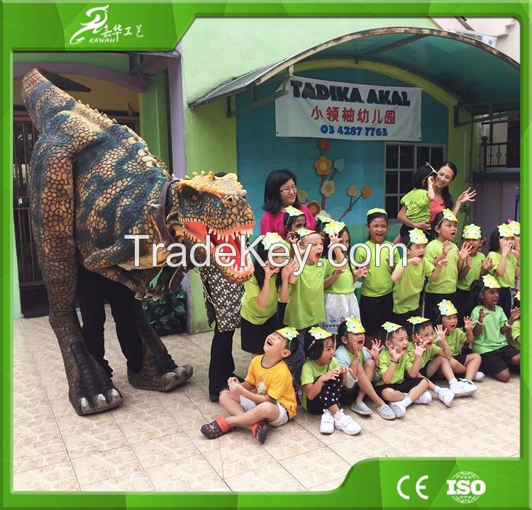 Kawah Zigong Outdoor Lifelike Robot Real Dinosaur Costume