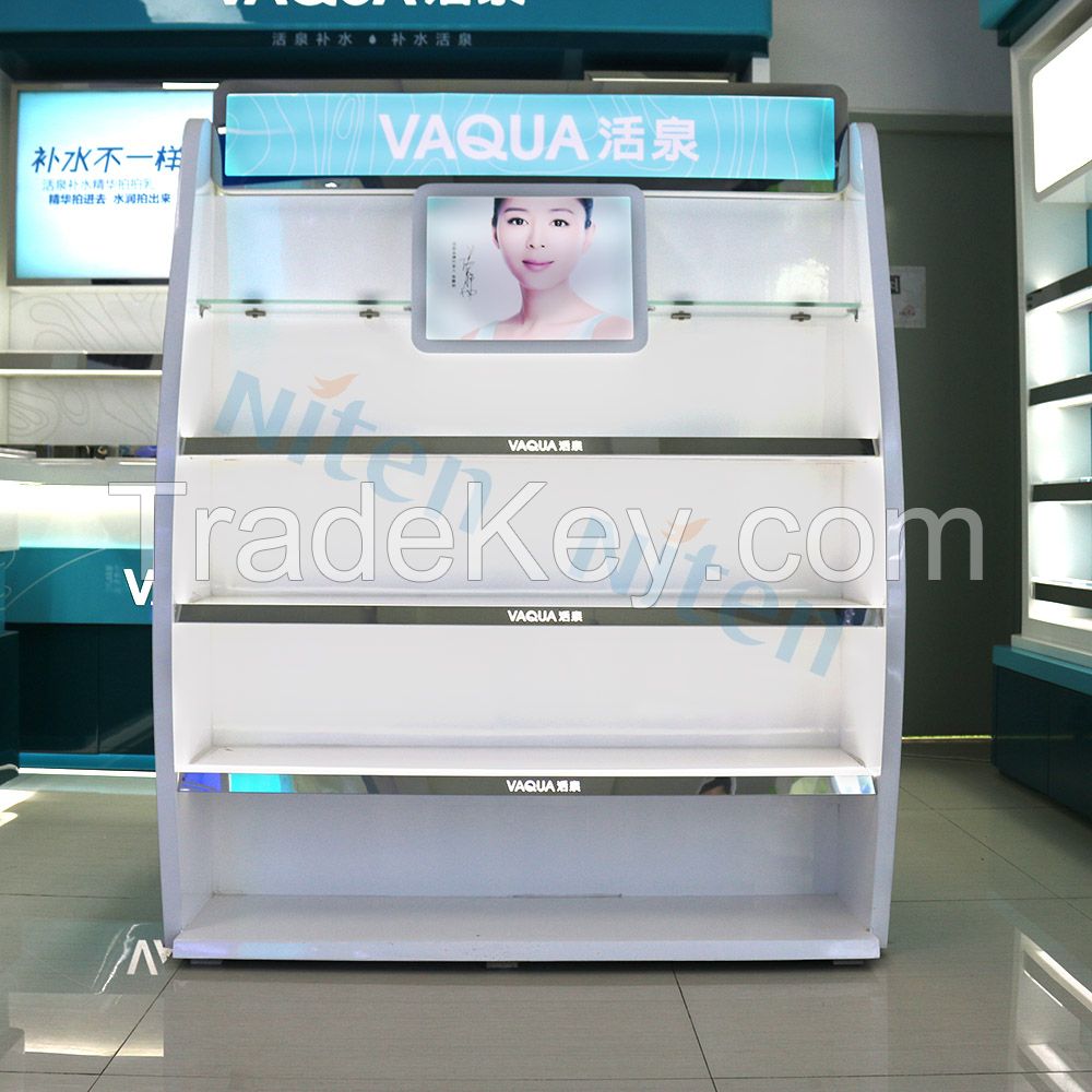 cosmetic display shelf