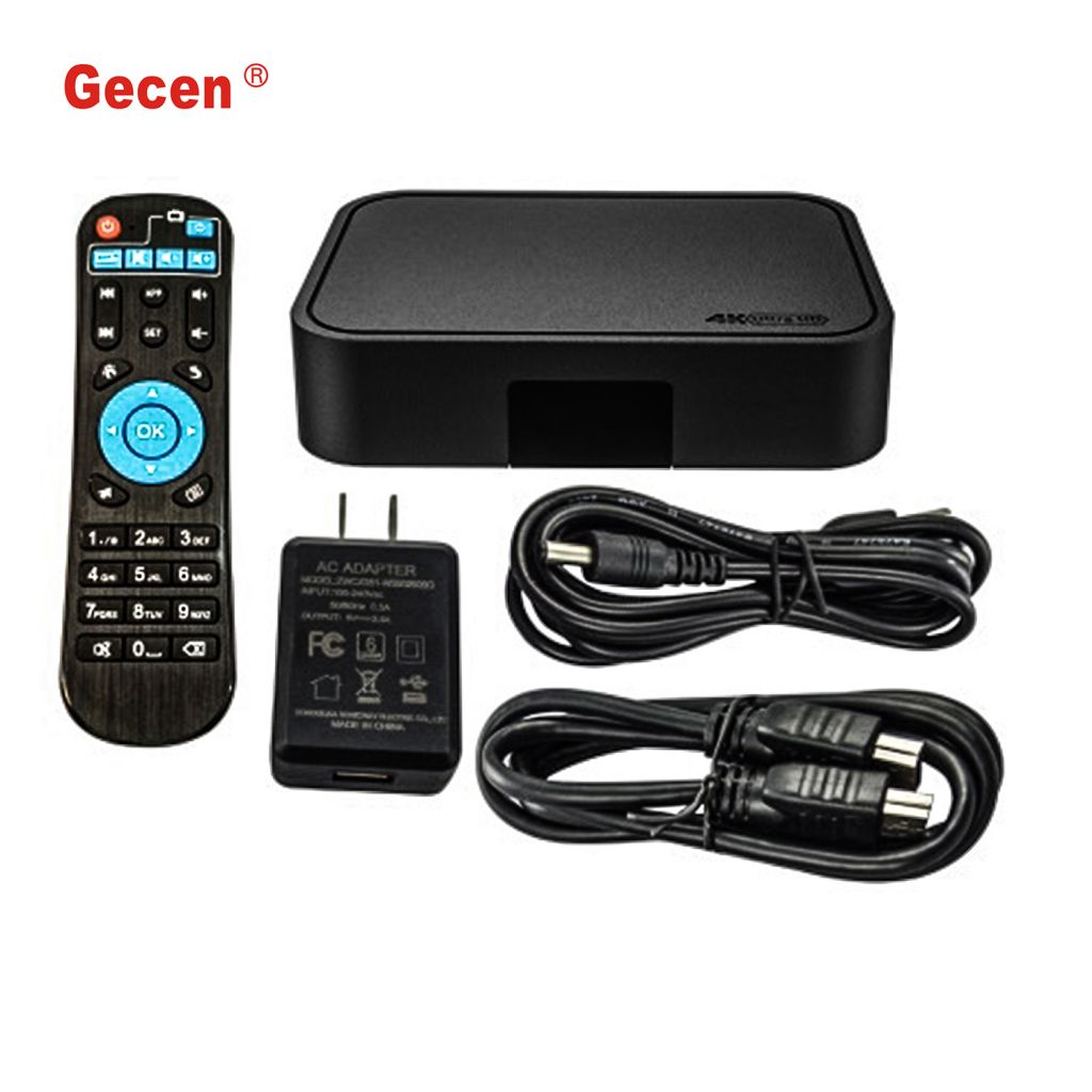 Gecen Intelligent S905X2 Iptv Set Top Box Indian Channels Android Tv Box