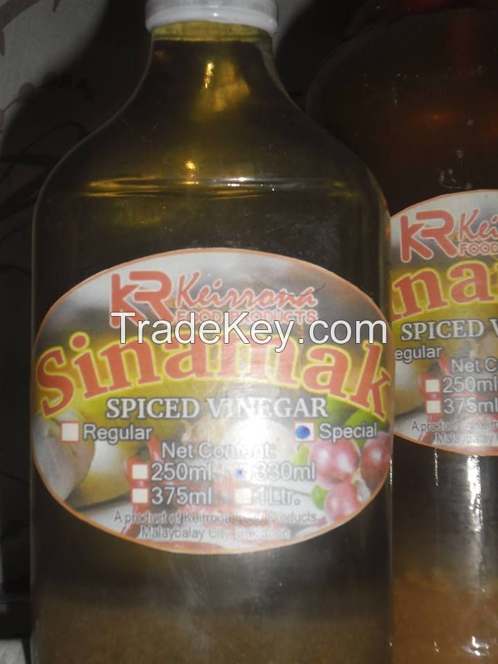keirrona sinamak (spiced vinegar)