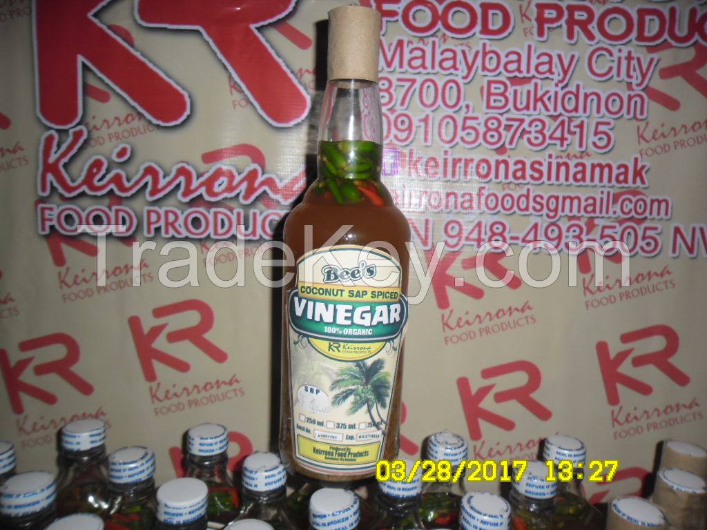 bee's organic spiced coconut sap vinegar