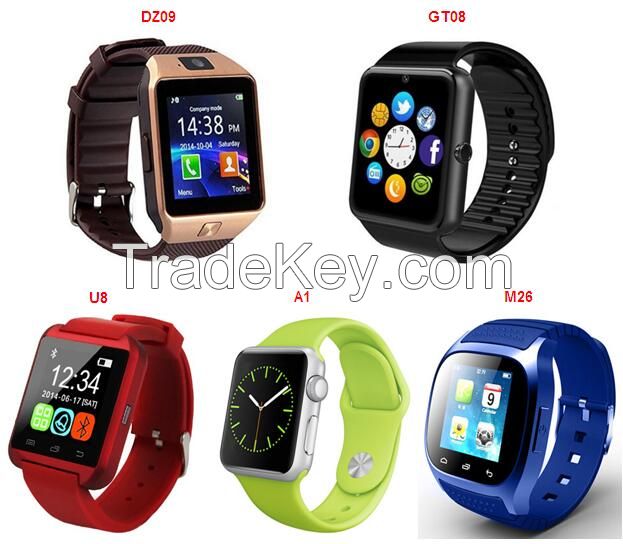 smart watch GT08/DZ09/U8/A1/M26