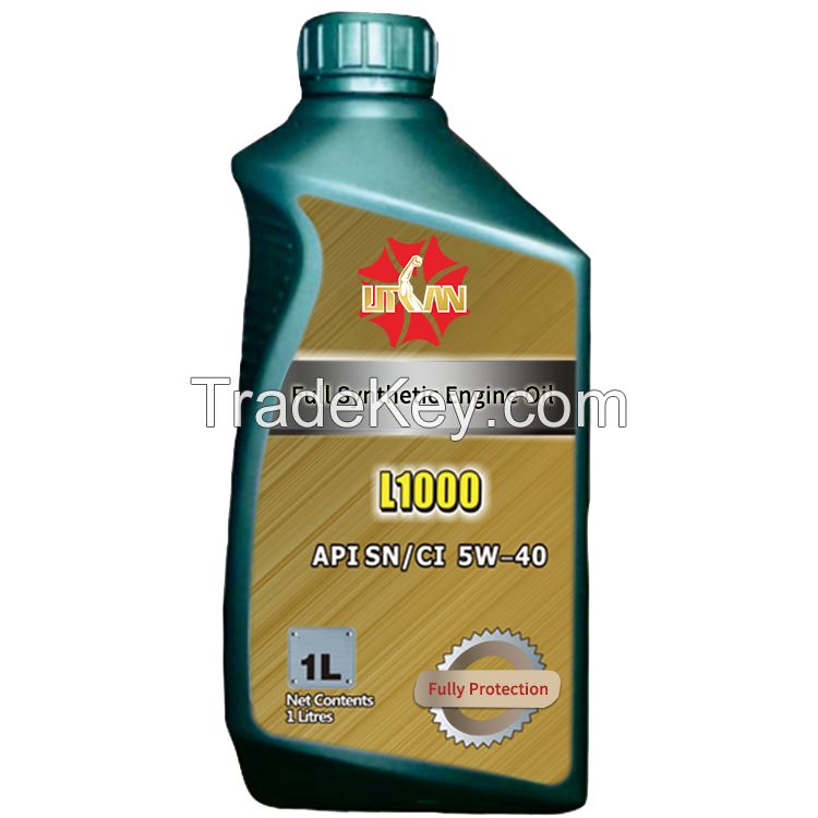 Factory Price Synthetic Car Engine Oil 5W40 For Car Engine