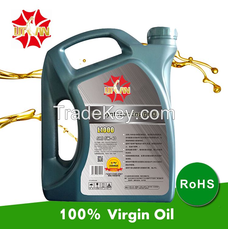 Good quality 4L Synthetic Car Engine Oil 5W40 for car