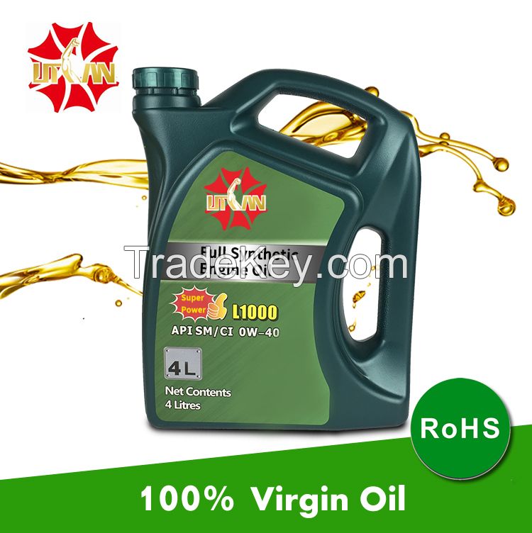 Best Lubricant Full Synthetic Engine Oil 0W40 For Winter Car Engine