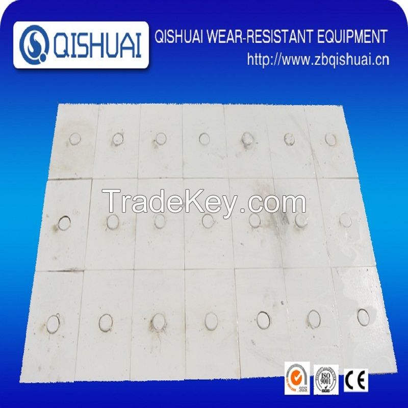 Al2o3 alumina ceramic wear resistant liner tiles