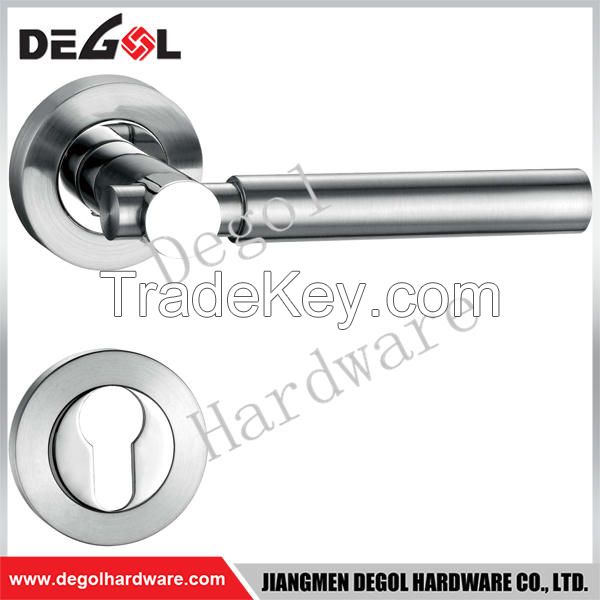 Beautiful solid lever zamak door handle for house guard