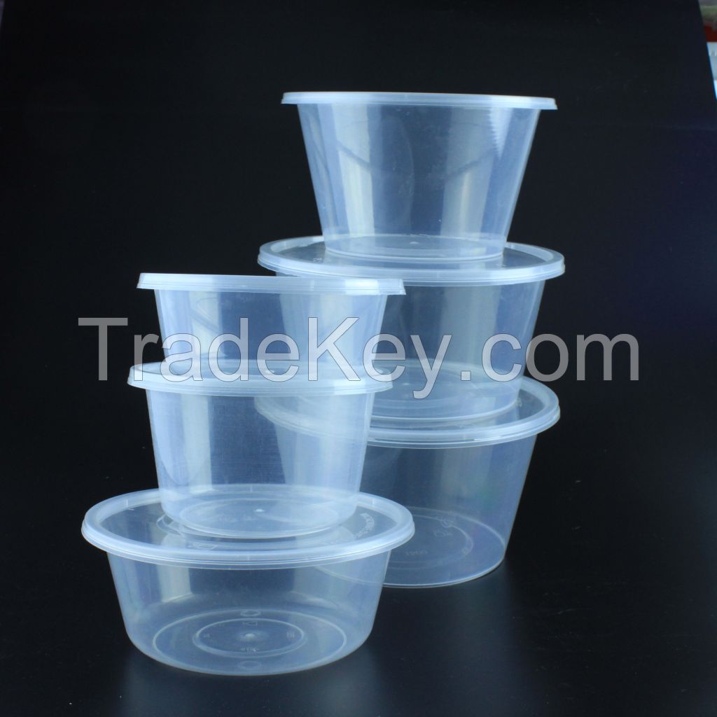 Buy Wholesale China Microwaveable Takeaway Disposable Transparent Plastic Food  Container Eco-friendly Pp Box & Disposable Plastic Food Container at USD  0.08