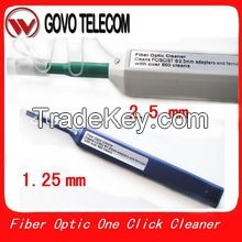 2.5mm 1.25mm SC FC ST LC One-Click Connector Cleaner 500+ Cleanings