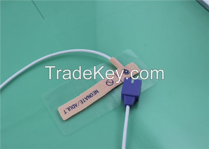 Adult / Pediatric Disposable Spo2 Sensor 3M Non Woven Material White C
