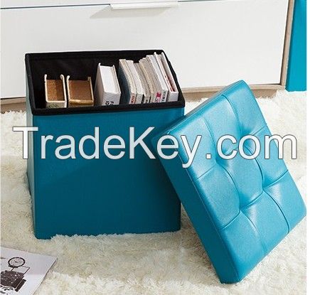 Folding Storage Ottoman