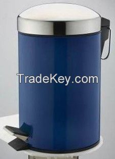 6L Stainless steel pedal bin, with various color