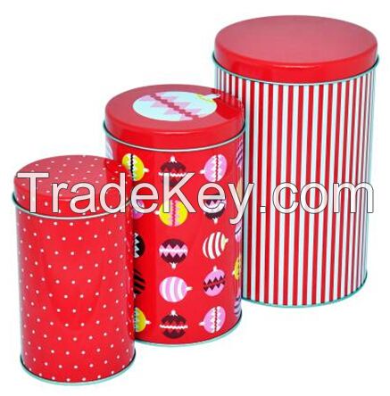 3pcs of round canister set