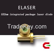 High color purity TO18 integrated package 50mW 532nm laser diodes