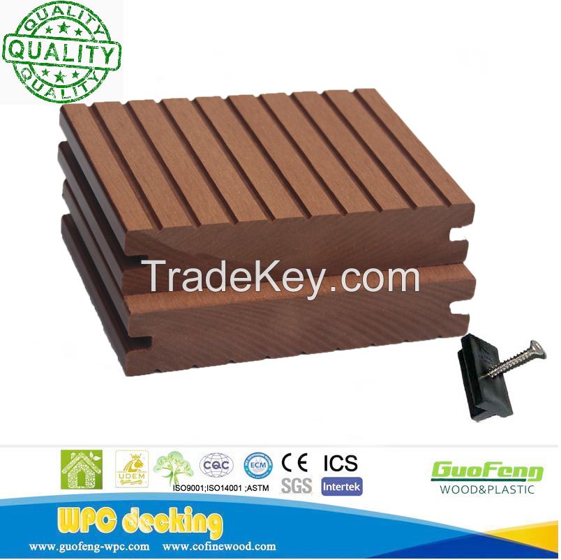 Trade Assurance Popular Environmental Garden Outdoor Wpc Decking Floor