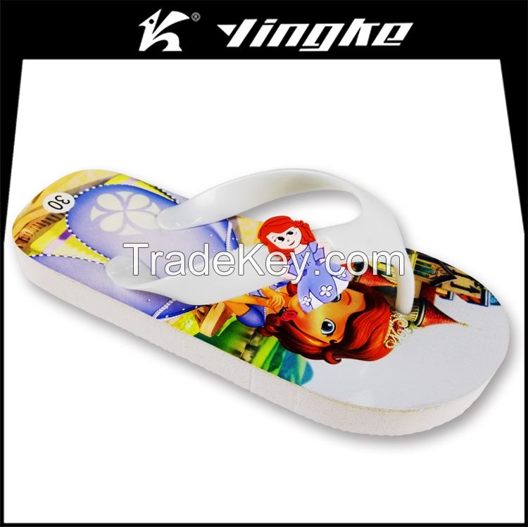 Factory custom printed all kinds of slippers flip flops cheap wholesale
