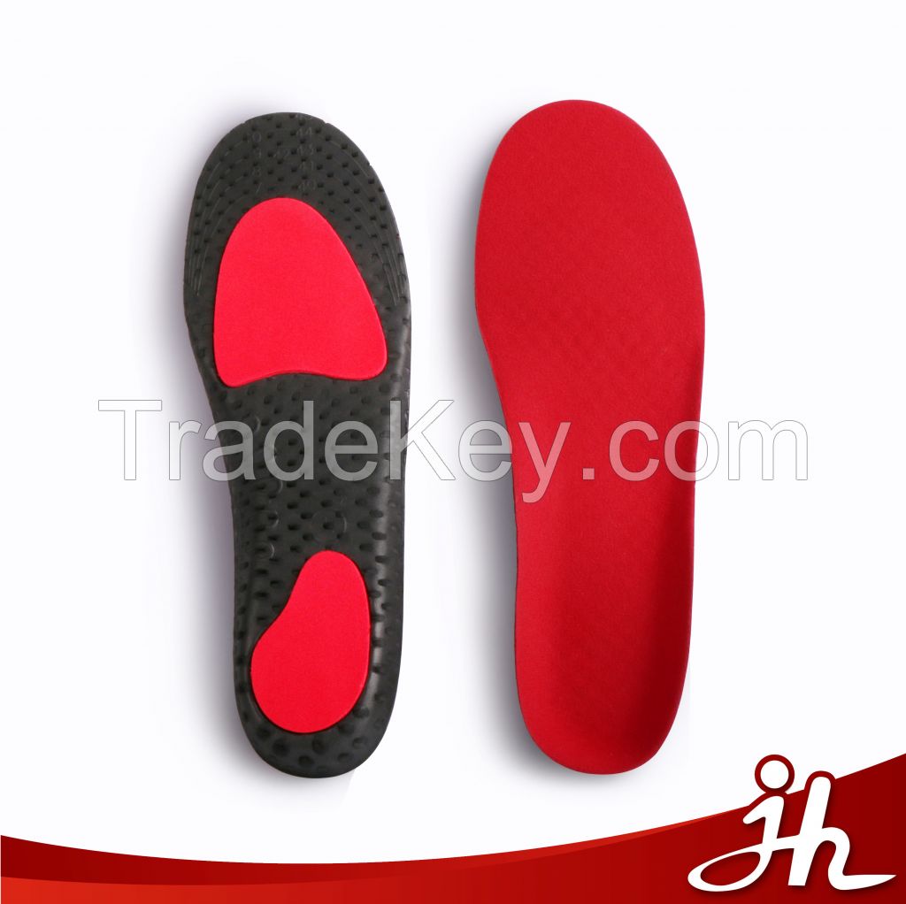 Jh-202 High Elastic Light Weight Shock Absorption EVA Bowlegs Correction Adjustable Arch Support Orthotic Insoles Manufacturor