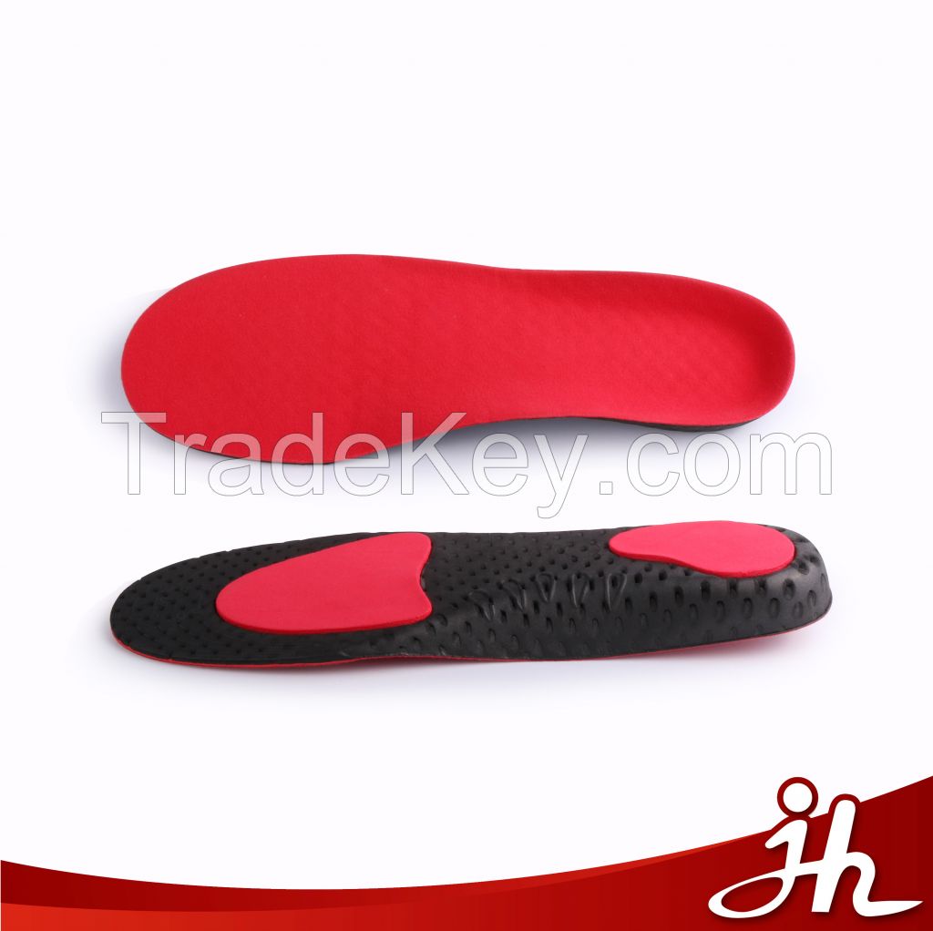 Jh-202 High Elastic Light Weight Shock Absorption EVA Bowlegs Correction Adjustable Arch Support Orthotic Insoles Manufacturor