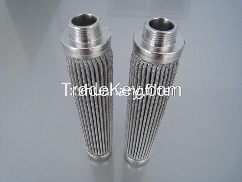 Supplie high performance cleanable stainless steel polymer melt filter element