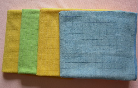 Lattice Circular Knitted Microfiber Towel