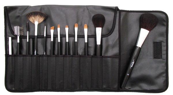 cosmetic brush 12pcs in a pouch