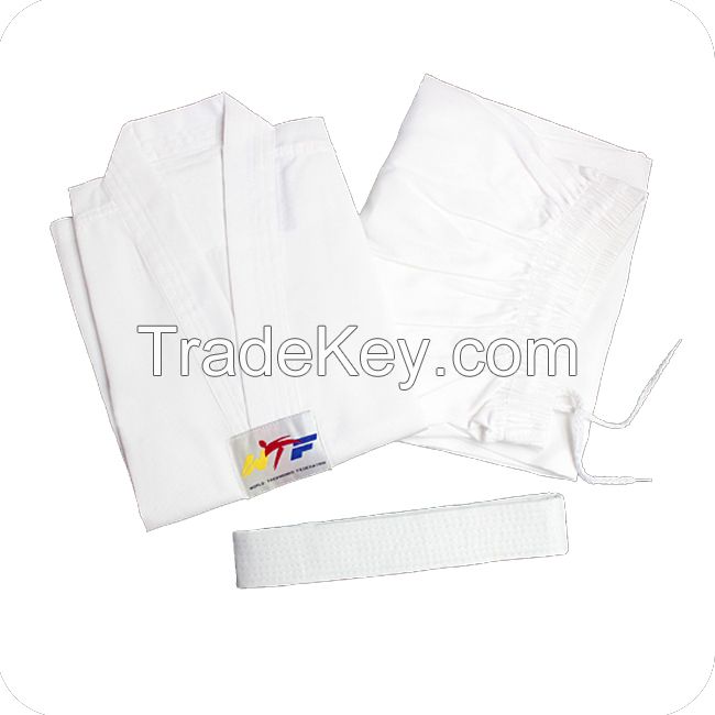 Youyun China supplier wholesale and custom white and blue judo uniform