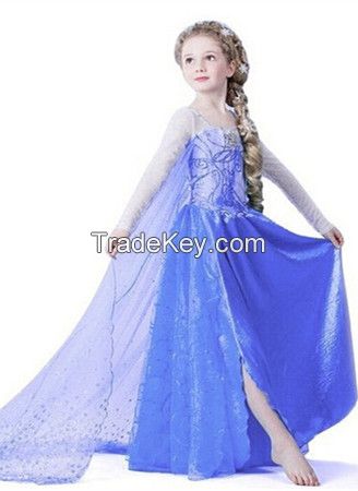 2015 Latest Frozen Anna And Elsa Dress