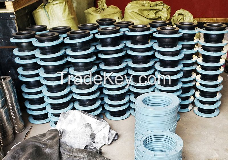 standard Double Spherical Flanged Rubber Joint for pipe