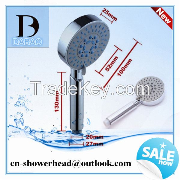 Five Functions ABS Plastic Shower Head and Hand Held Shower