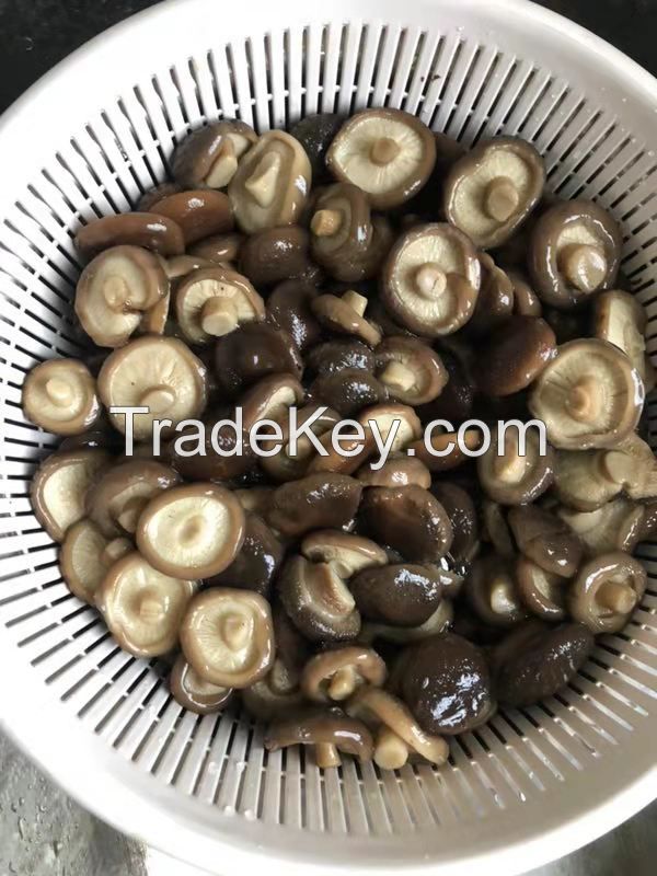 canned shiitake  mushrooms whole and P&S