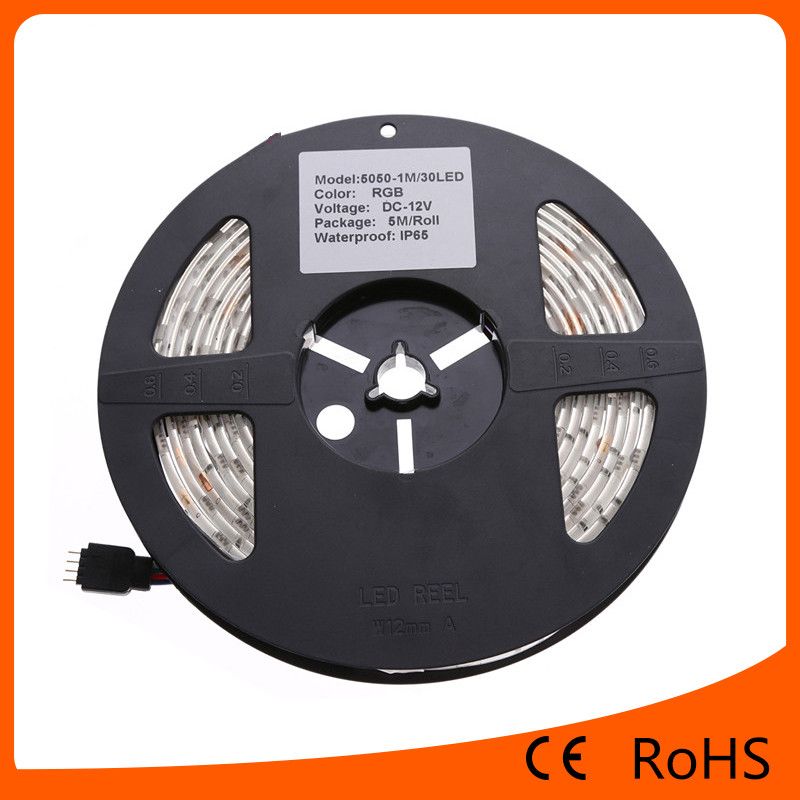 5050 Rgbled Flexible Strip Light 30led/m Waterproof Led Light Strip For Chrismas Lighting