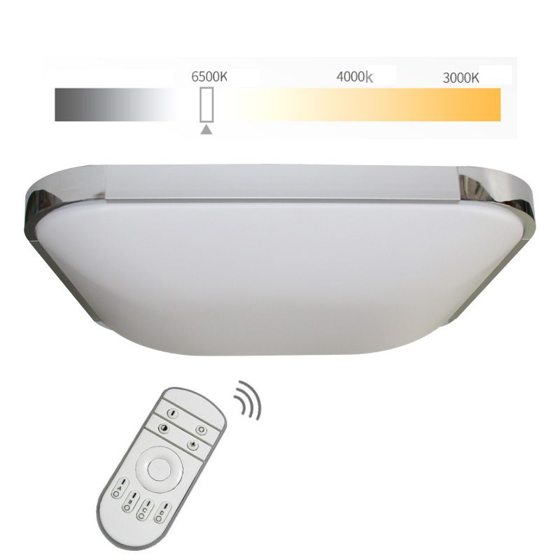 2.4g Rf Controller Led Ceiling Light 650*430mm 240v Tuv/saa Driver Smart Panel Led Light