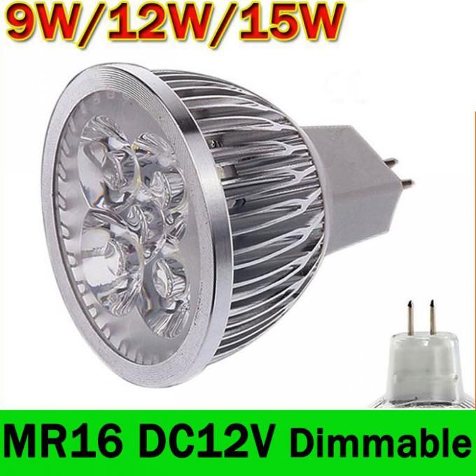 1x Dimmalbe GU5.3 MR16 9W 12W 15W LED Light GU 5.3 LED bulb lamp 12V LED COB Spot down led light spotlight