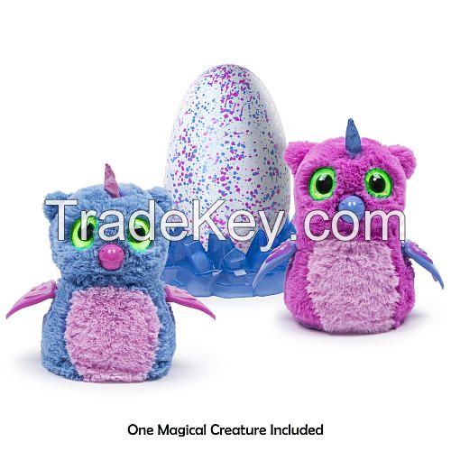 Hatchimals Green/Blue Egg Hatching Egg Owlicorn Penguala Draggles Burtle Bearakeet