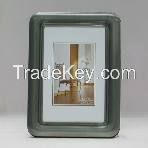 Russian style antique silver photo frame