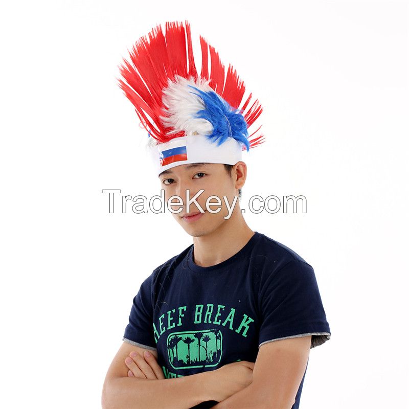 The Mohawk style Sports Fan Wigs