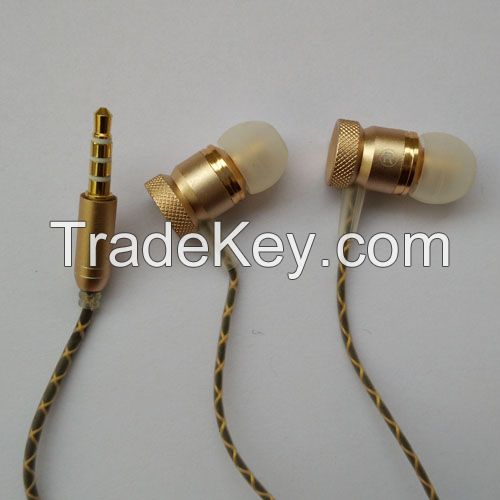 In-Ear earphone,wired earbuds,3.5mm,answer phone with one key