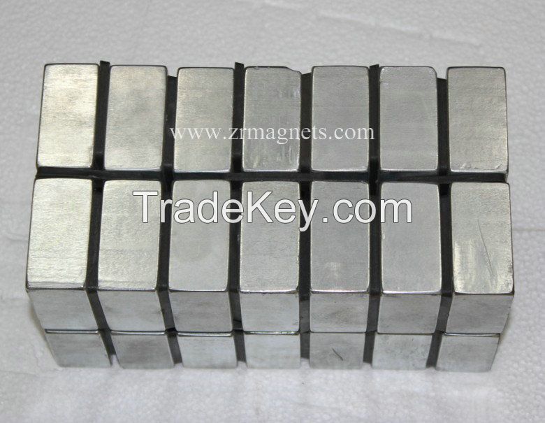 Big size block Ndfeb magnets for mining machinery 60*60*25mm