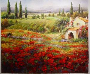 oil painting-garden