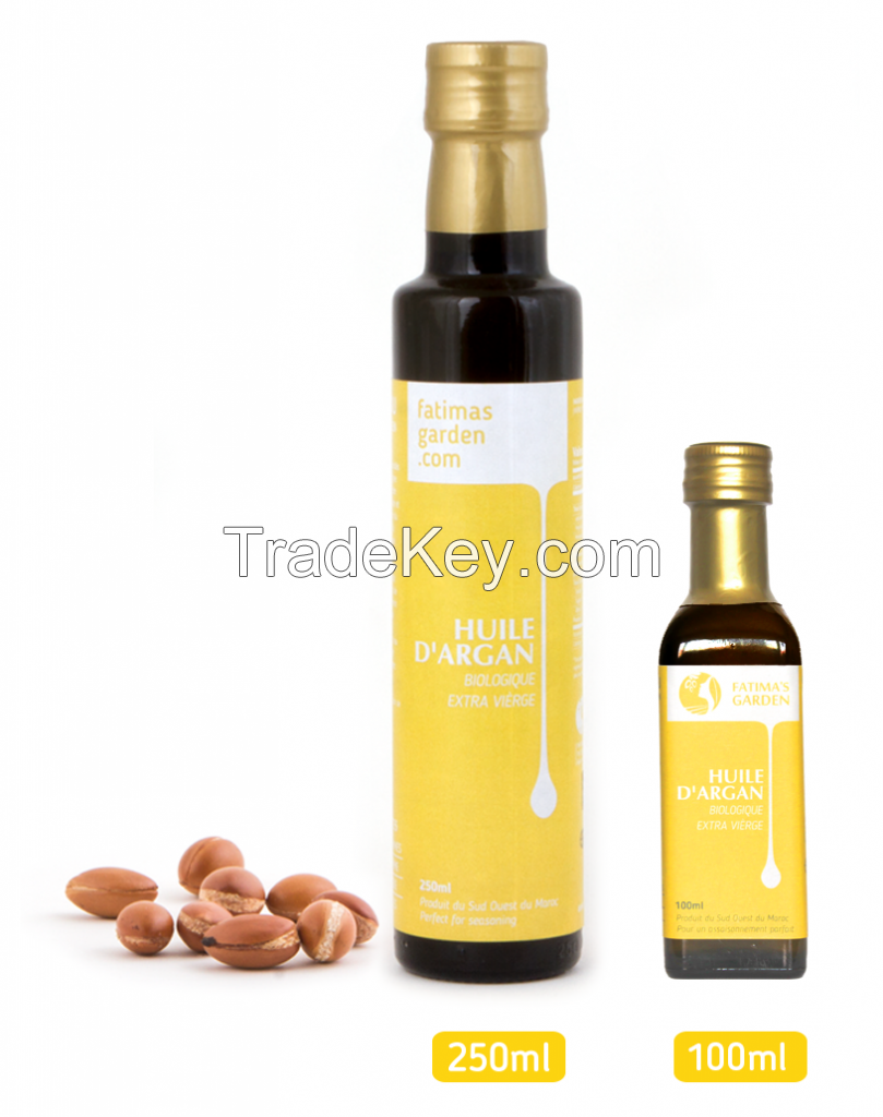 Certified organic culinary argan oil