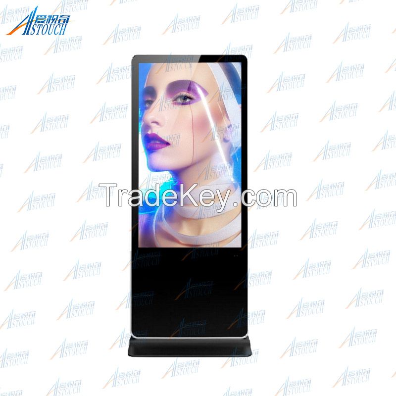 42'' dual side screen floor stands multimedia Advertising player