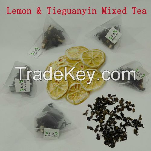 Chunchi Green Product Flower Teabag Lemon Tieguanyin 15 Bags/box