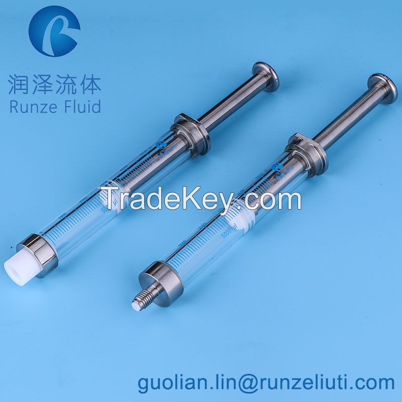 laboratory injector 0.5ml glass syringe