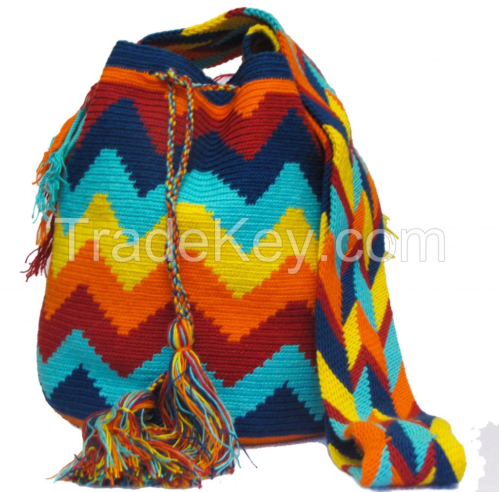 Traditional Wayuu Bag /Mochila Bags/Beach Bags/Crochet Bags