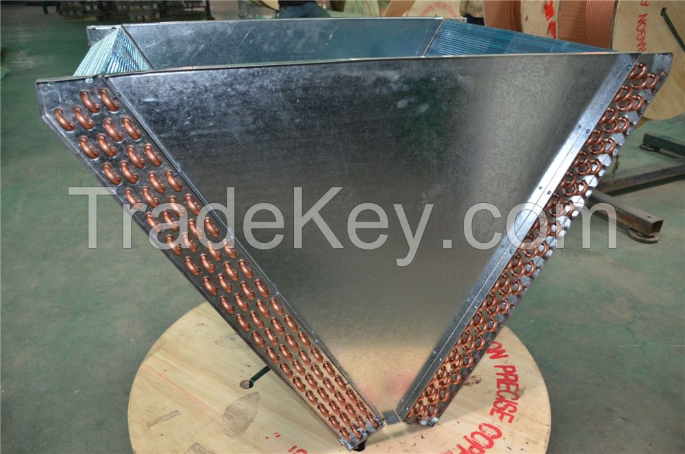 large fin condenser coil for refrigeration Unit